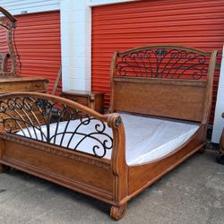 Queen Size Bedroom Set With Boxspring 