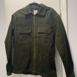 New Olive Green Corduroy Jacket