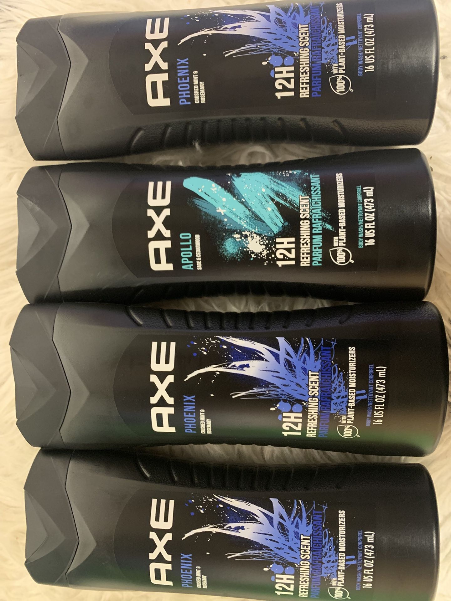 4/$12 Axe Body Wash