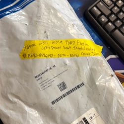 2011 2019 Ford Fiesta Left Driver Seat, Shield Outer Cover Trim