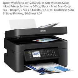 Epson All In One Printer WF-2850
