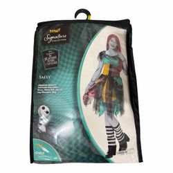 The Nightmare Before Christmas, Sally Girl’s Child’s Halloween Costume. Size Medium 8/10 . *Dress *Belt *Gloves *Leg Warmers *Wig.