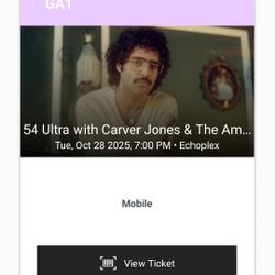 54 Ultra Concert Tomorrow