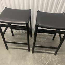 Counter Stools Ebony No Back