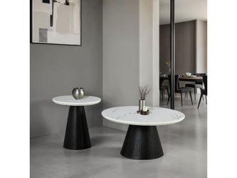 Sindal Black Round Cocktail Table