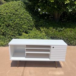 White TV Stand 