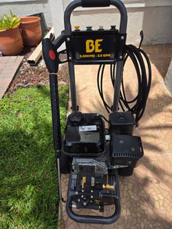 BE 3400 PSI 2.5 GPM Gas Pressure Washer