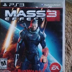 PS3 Mass Effect 3 Video Game