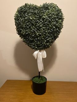 $20 each New Heart shaped Topiary 31”T 16”W