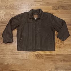 Men's Faux Leather Jacket  XXL