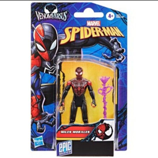 MILES MORALES | VENOMVERSUS EPIC WORLD OF ACTION F6974 | MARVEL SPIDERMAN | NIB