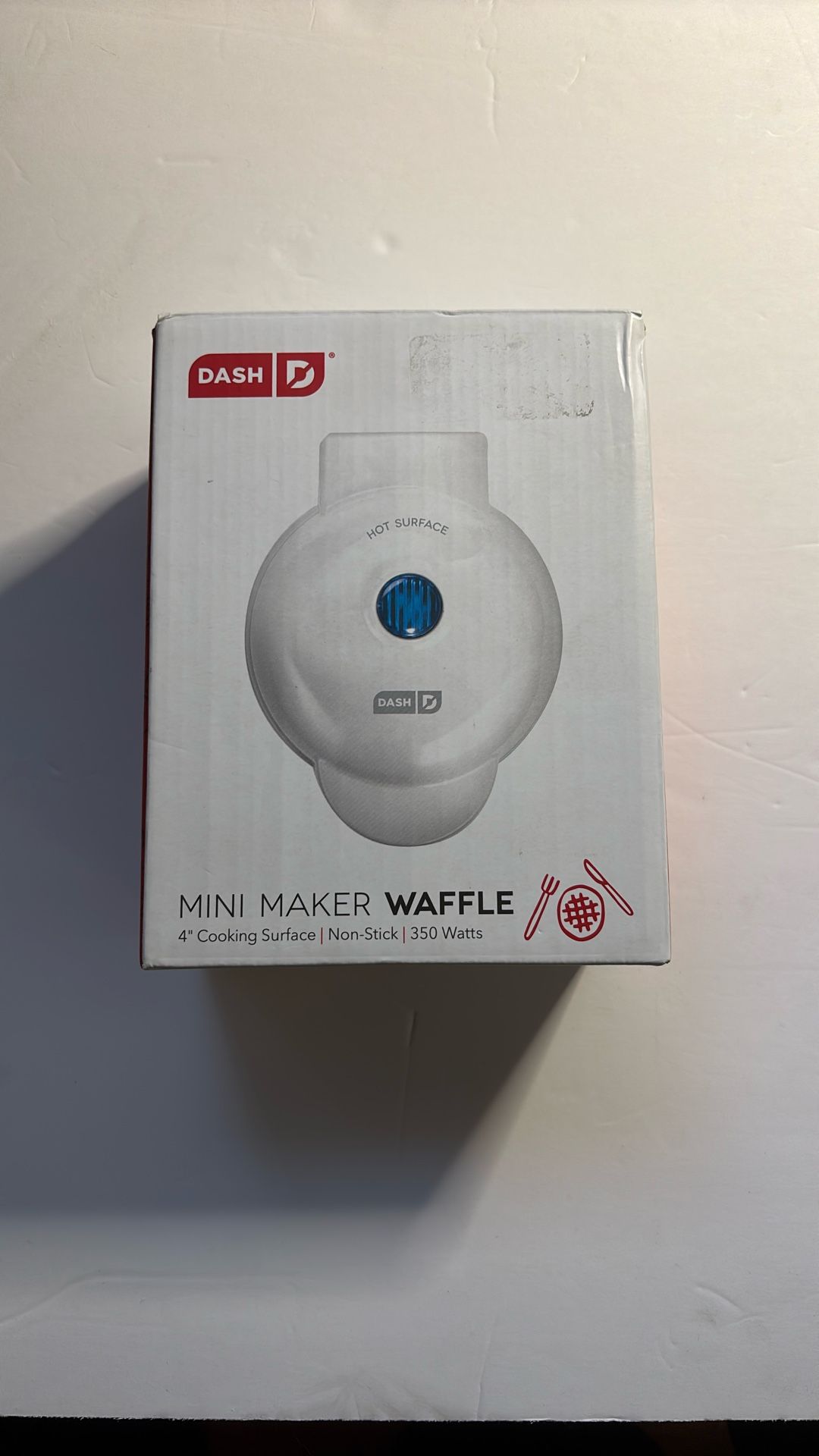 Mini Waffle Maker (White)