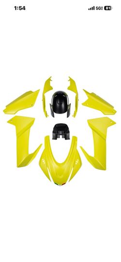 Amotopart Injection ABS Fairing Kit for Aprilia RS (contact info removed)-2024 Yellow