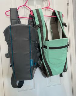 Baby Carriers/$10 for the Gray One & $14 for the Green One