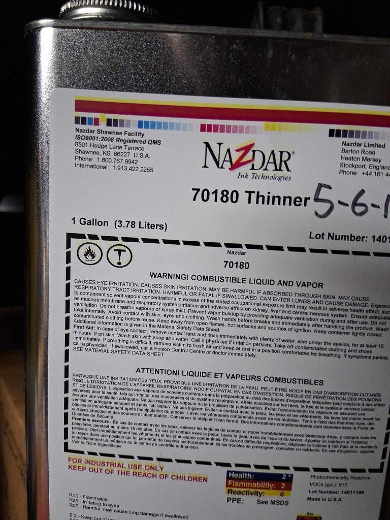 Nazdar Paint Thinner 