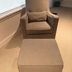 Monte Luca Glider Chair & Gliding Ottoman