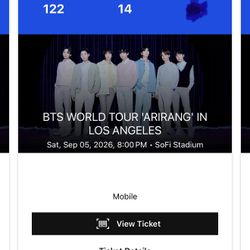 BTS World Tour ‘ARIRANG’ – Los Angeles tickets