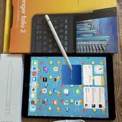 Apple iPad Air 3rd Generation (10.5” screen) 64GB With zagg Keyboard and Pencil 