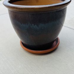 Ceramic Pot For Plants 14 Inches 