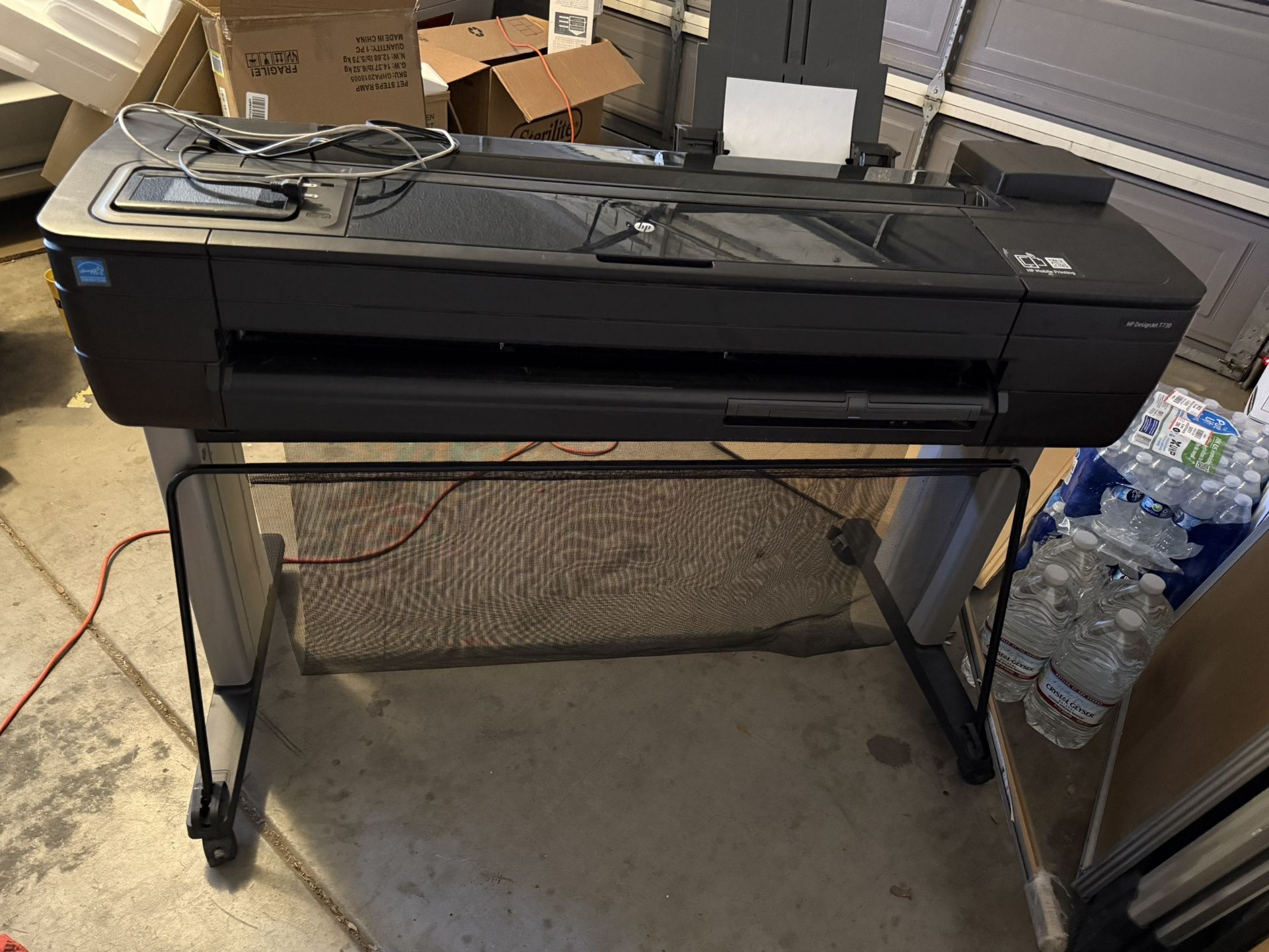 HP DesignJet T730 Large Format Wireless Plotter Printer - 36", with Security Features (F9A29A) HP DesignJet T730 Large Format Wireless Plotter Printer