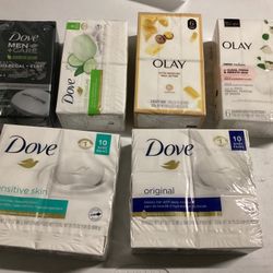 Dove And Olay Soap Bar