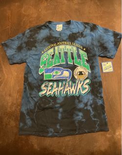 Seattle Seahawks '47 Vintage Tubular Tie-Dye T-Shirt size Medium