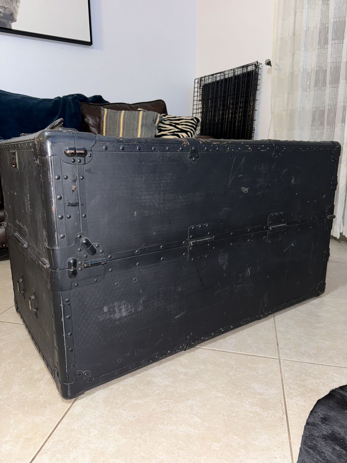 Vintage Steamer Trunk Chest