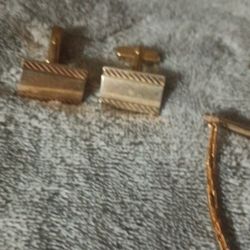 Cuff Links And Tie Clips