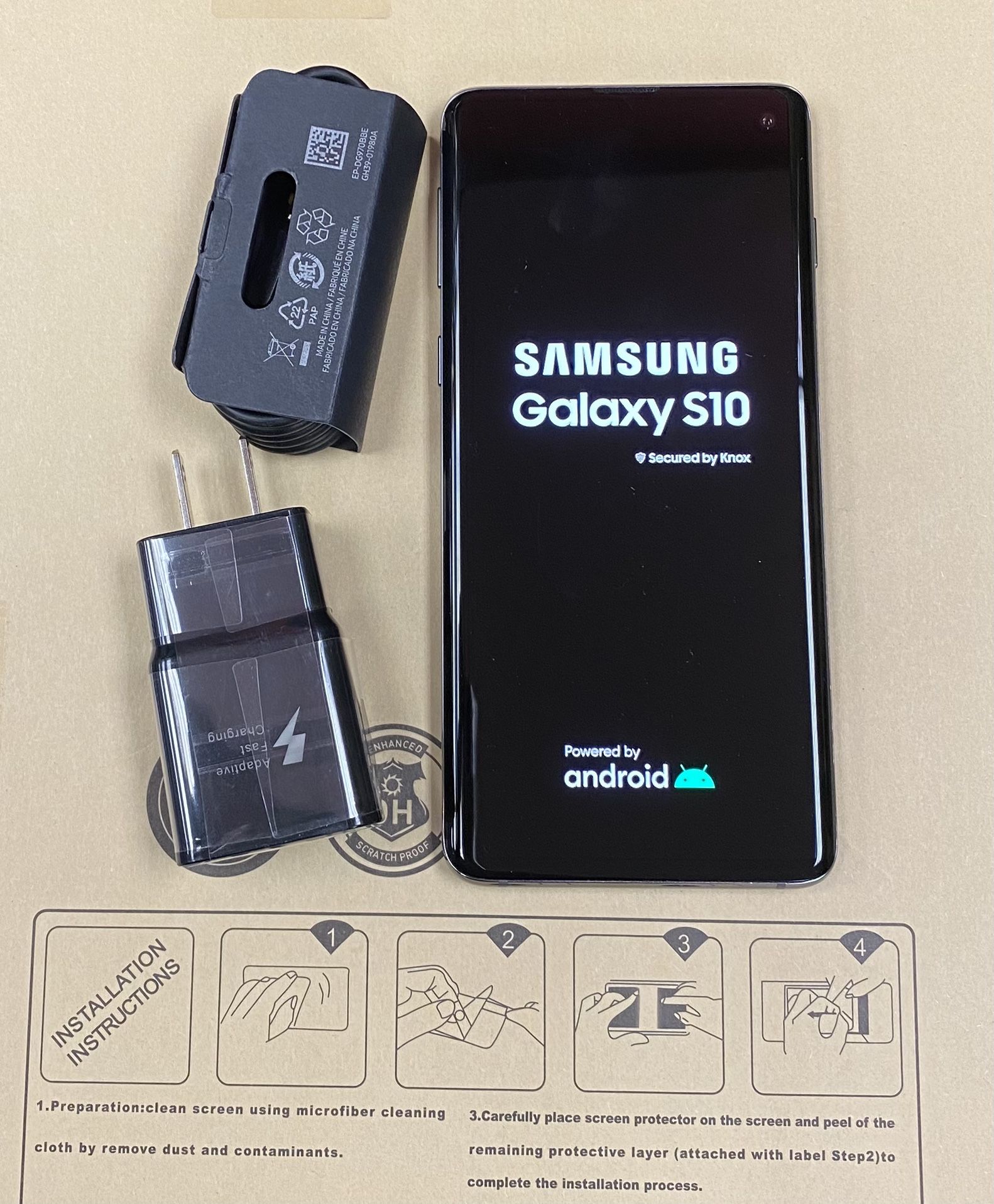 Samsung galaxy s10 128 gb unlocked, sold with store warranty