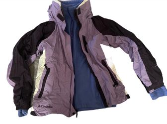 Columbia Girls' Bugaboo snow waterproof jacket size 10-12 e