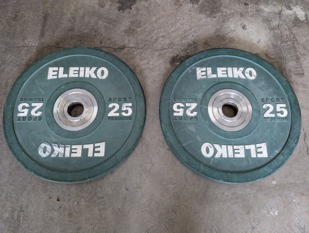 25lb x2 Eleiko Sport Training Plates