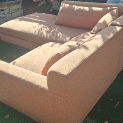 orange  couch
