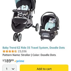 Infant Car Seat With Matching Stroller 