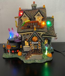 Snow Village Candy Cauldron