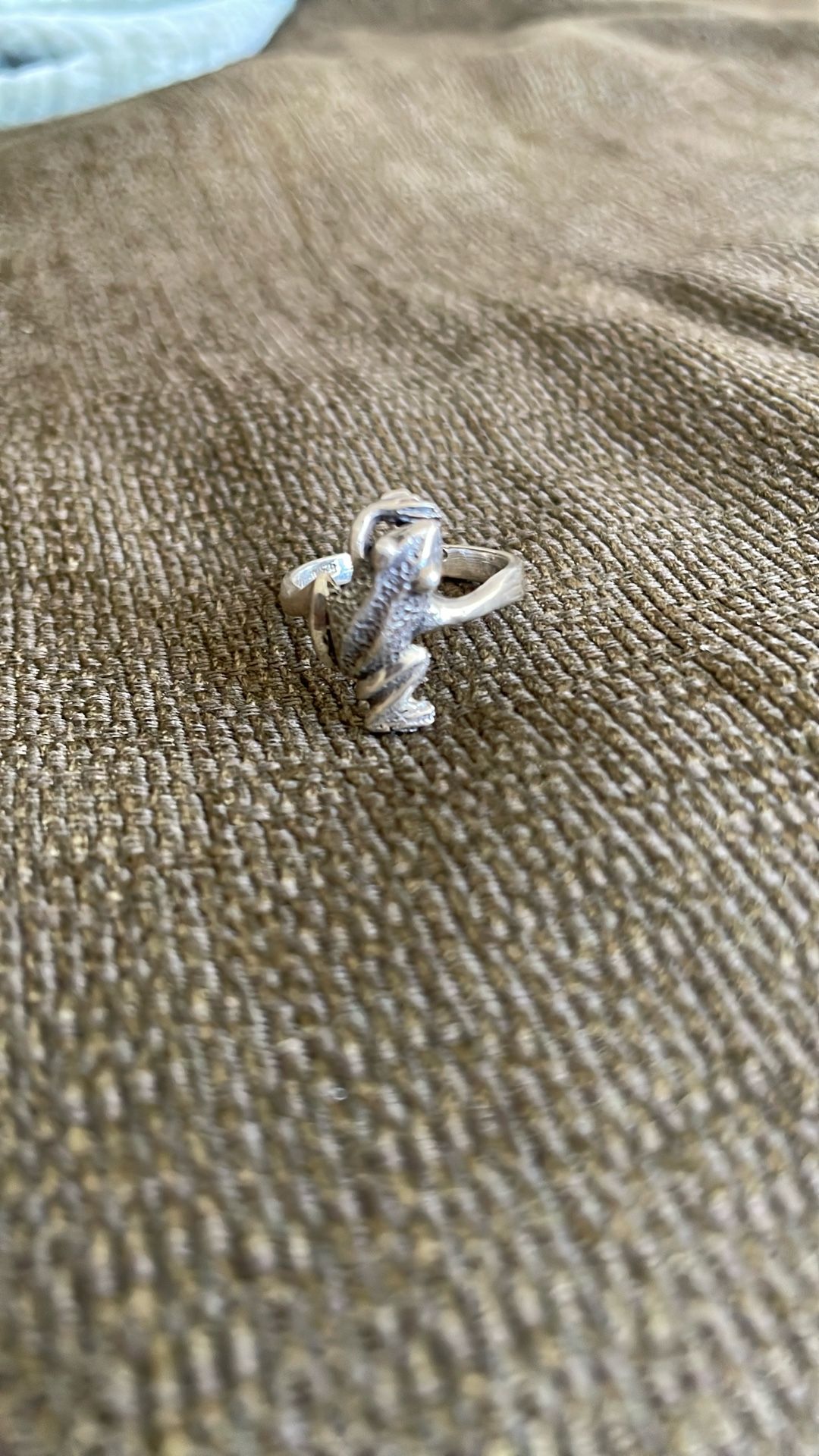 Sterling Silver Frog Ring