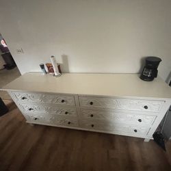 Large White Dresser