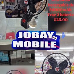 Ventilador Recargable 
