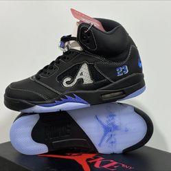 Awake NY x Air Jordan 5 Retro 'Boro - Racer Blue' "Authenticity Guarantee"