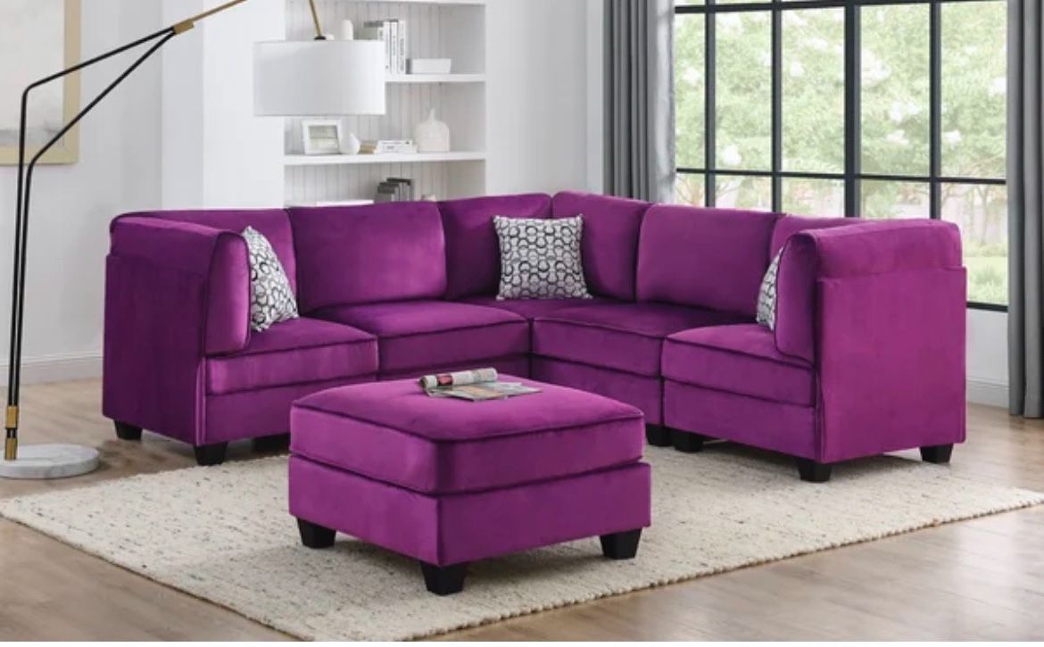 Purple Sectional