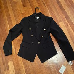 Women’s Blazer With Gold Buttons Size 6