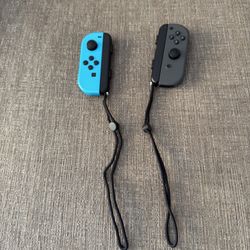Nintendo Joy-Con Wireless Controller Set Blue & Gray w/ Wrist Straps Switch