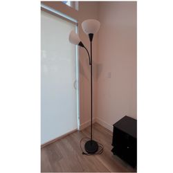 Lamp with two sockets - three-brightness setting