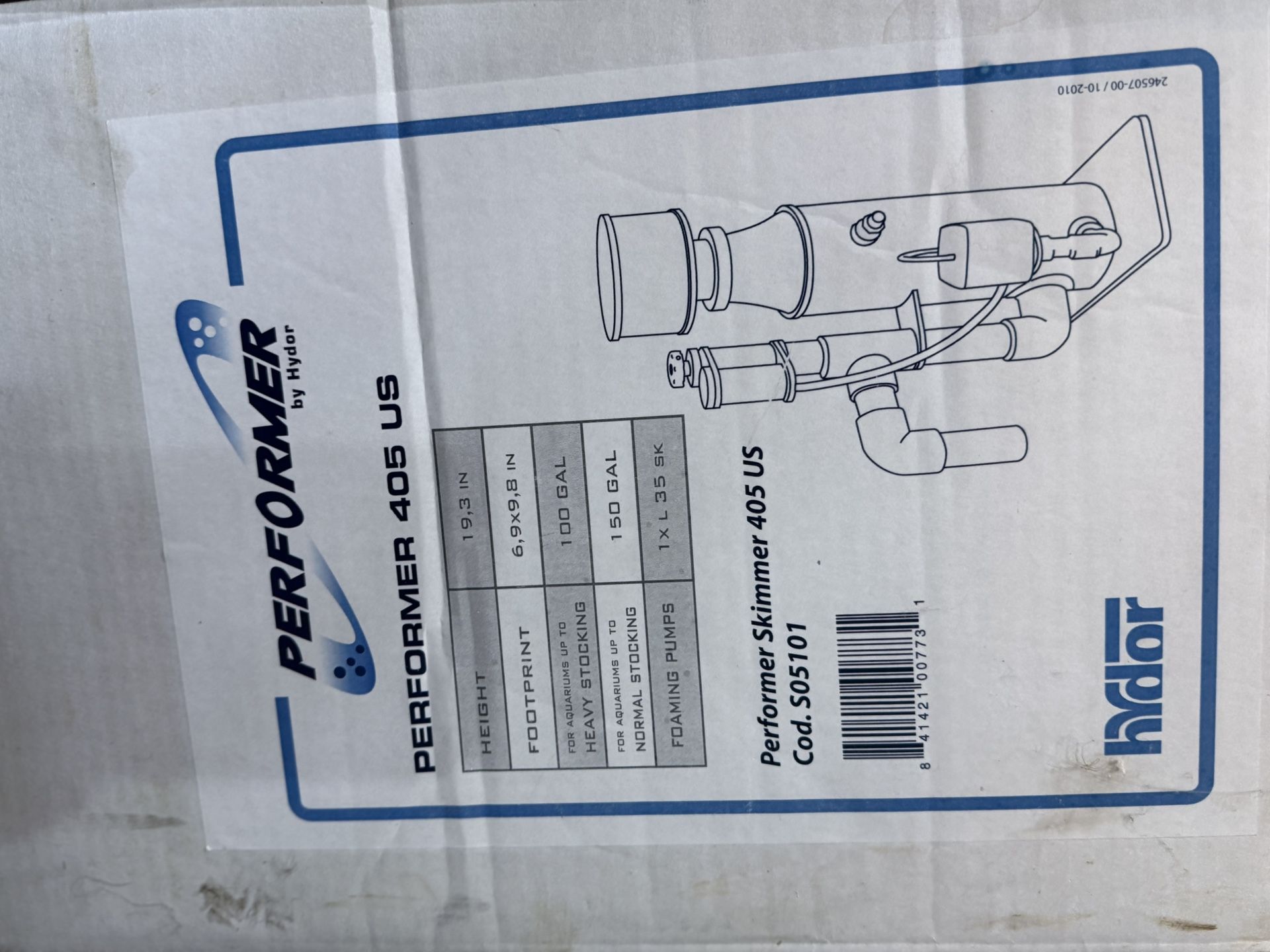 Hydor 405 Performer Protein Skimmer – Brand New