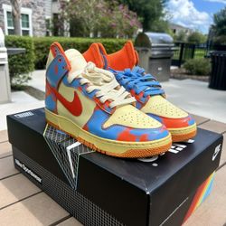 Nike Dunk High “Orange Acid Wash”