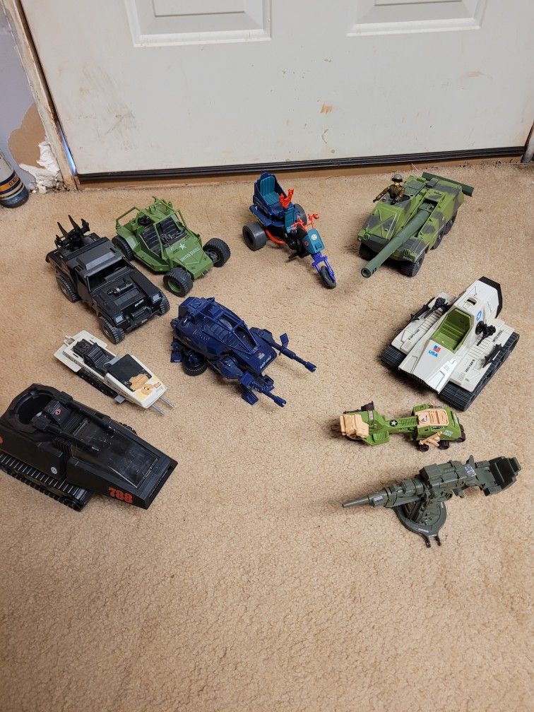 Vintage Gi Joe & Cobra Vehicles Stinger, Hiss