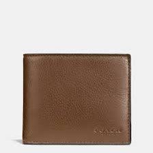 Coach Men Wallet Brown Saddle