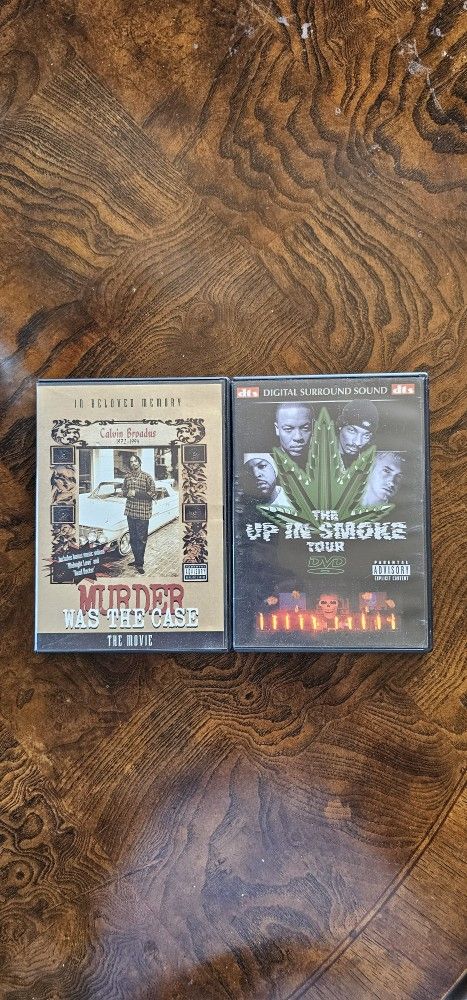 Murder Was The Case Snoop Dogg & The Up In Smoke Tour Dvd / Dr Dre / Eminem / Dub C / Ice Cube / Hip Hop / Rap / Nate Dogg / Death Row / Dogg Pound