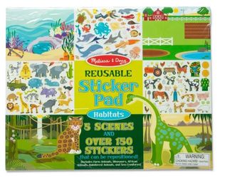 Melissa & Doug Habitat Reusable Sticker Pad