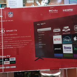 85" Screen Led Smart 4k By TCL With Roku Streaming.  Endless Entertainment.  Brand New 
