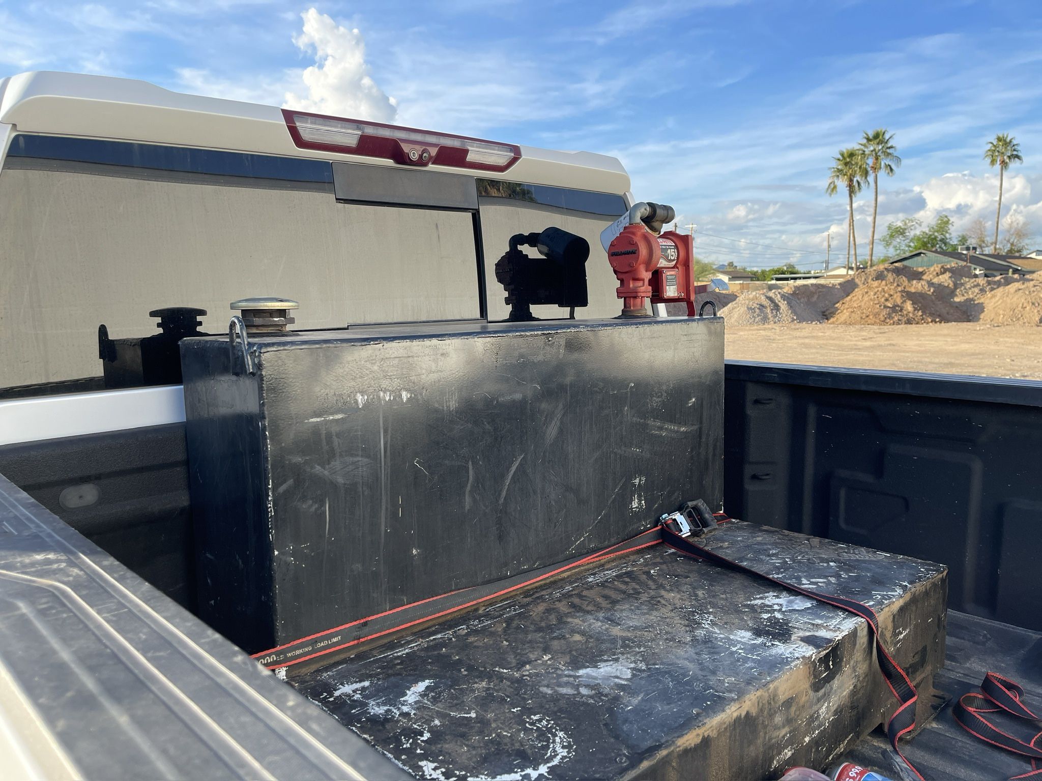 75 Gallon L Shape Fuel Tank With Pump